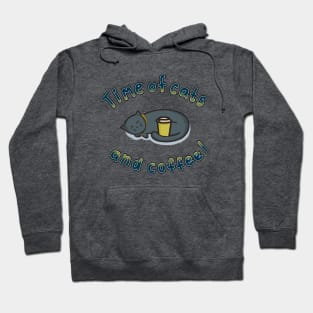 Cat and coffee now! Hoodie